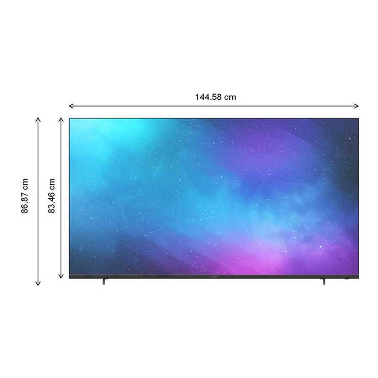 Sharp Pantalla 65" 4K UHD Smart TV  — Imagen 3 de 3