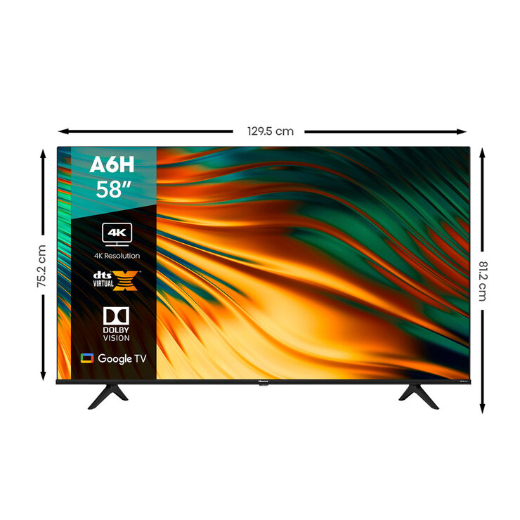 Hisense Pantalla 58" UHD 4K Smart TV — Imagen 4 de 4
