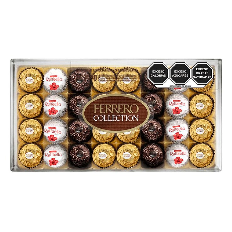 Ferrero Rocher Chocolates de Avellana 16 pzas de 12.5 g