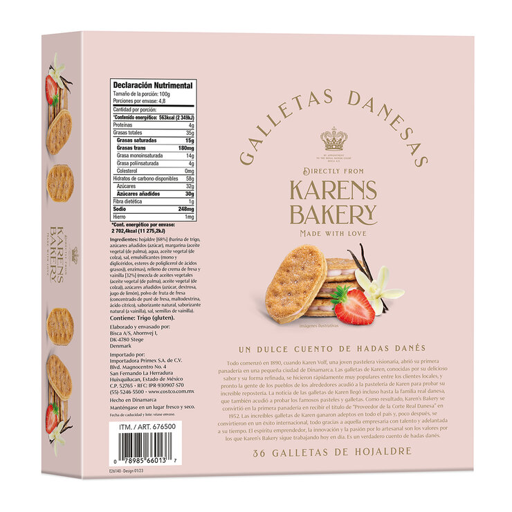 Karen's Bakery Galletas Danesas de Hojaldre 480 g — Imagen 2 de 2