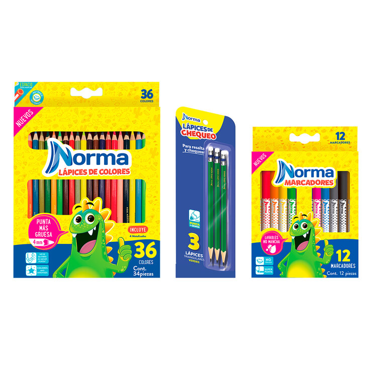 Norma Paquete de Arte para Primaria con 51 Piezas — Imagen 1 de 3