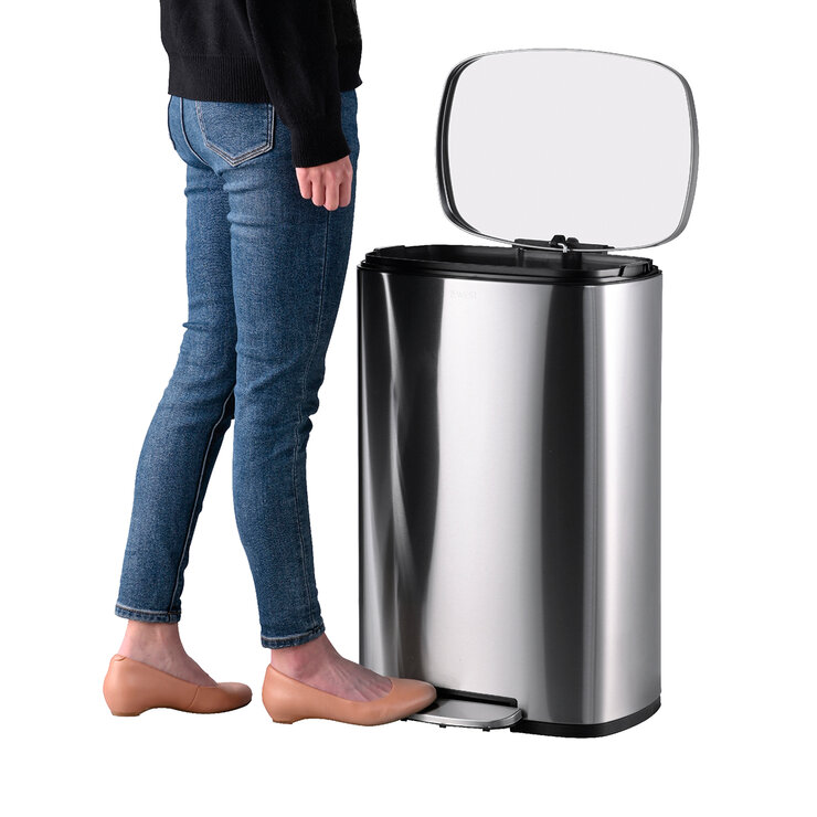 15West, Bote de Basura de 50L con Pedal — Imagen 2 de 4
