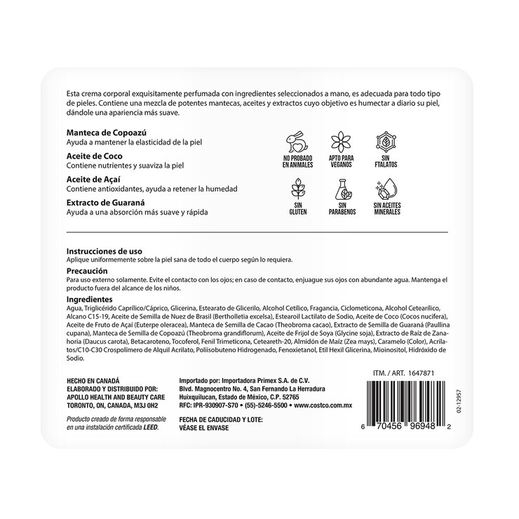Nutrius Crema para el Cuerpo 2 pzas de 177 ml — Imagen 2 de 3