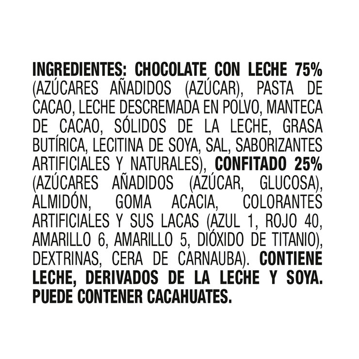 M&M's Minis Chocolates con Leche Confitados 446 g — Imagen 4 de 4