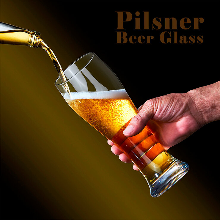 Crystal House Juego de 4 Vasos para Cerveza — Imagen 2 de 3