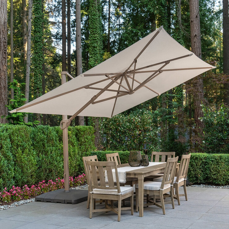 Seasons Sentry, Sombrilla de 3.05 m x 3.98 m Voladizo con Base — Imagen 3 de 4