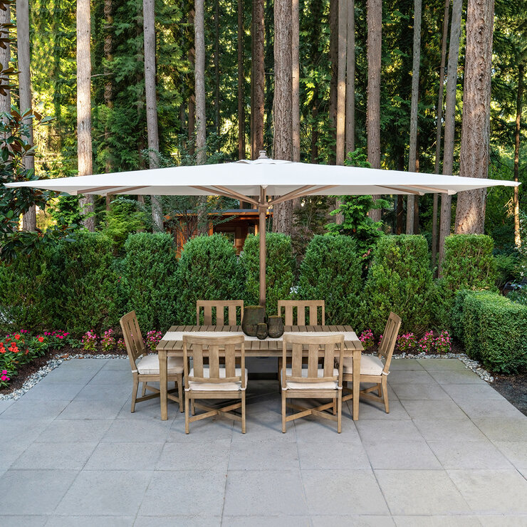 Seasons Sentry, Sombrilla de 3.05 m x 3.98 m Voladizo con Base — Imagen 1 de 4