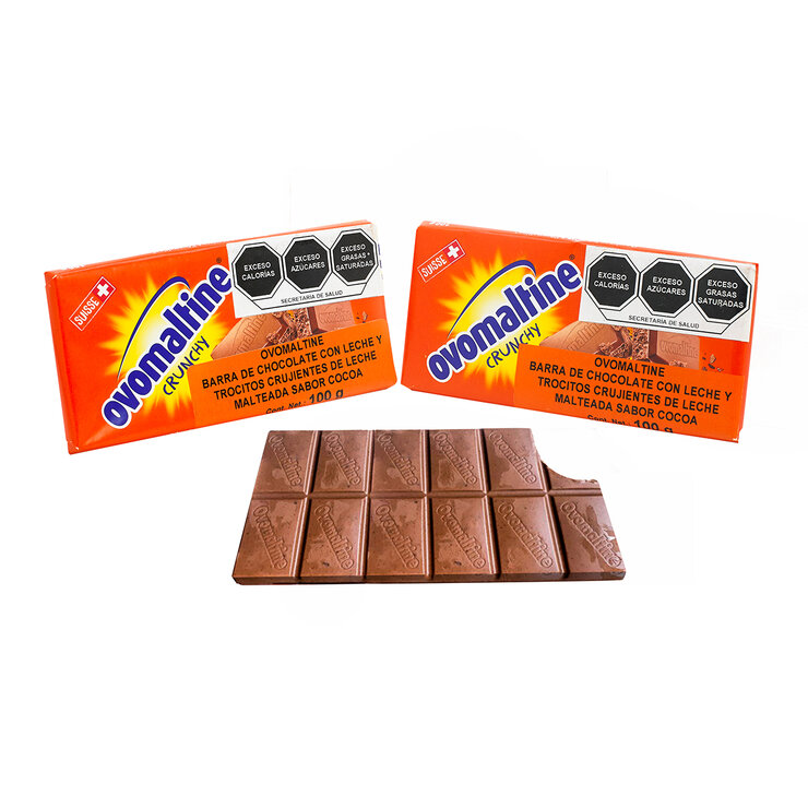 Ovomaltine Barras de Chocolate 2 pzas de 100g — Imagen 2 de 4