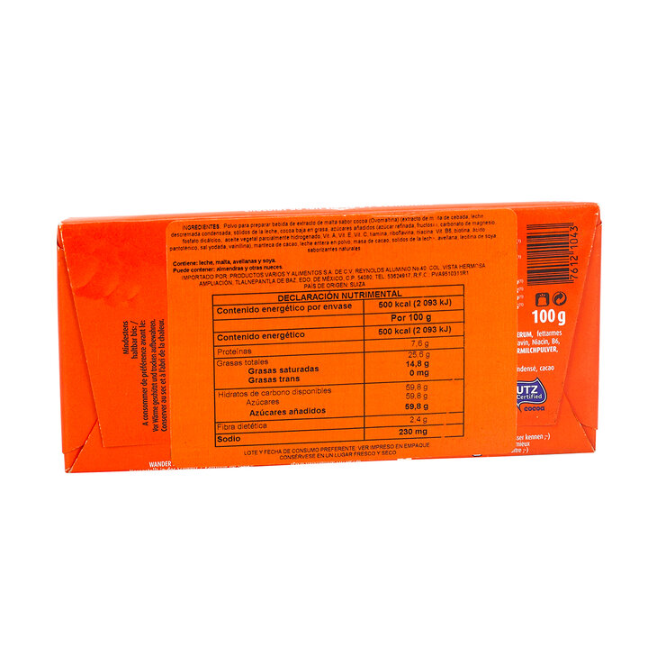 Ovomaltine Barras de Chocolate 2 pzas de 100g — Imagen 4 de 4