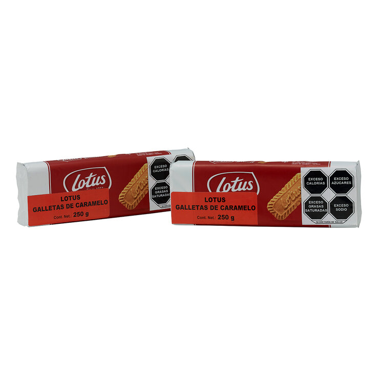 Lotus Biscoff Galletas de Caramelo 2 pzas de 250 g — Imagen 1 de 3