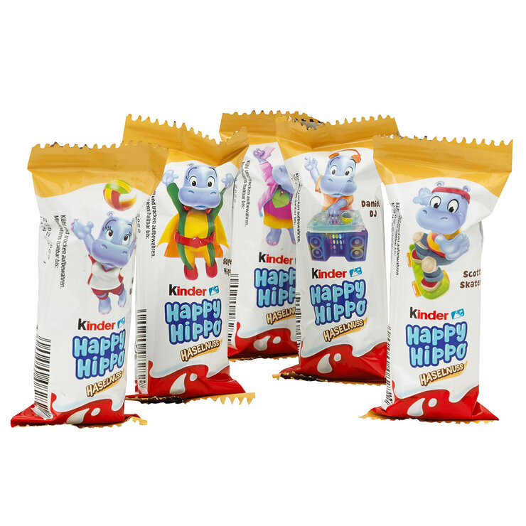 Kinder Barquillos con Relleno a Base de Leche y Avellanas 5 pzas de 20.7 g — Imagen 2 de 3