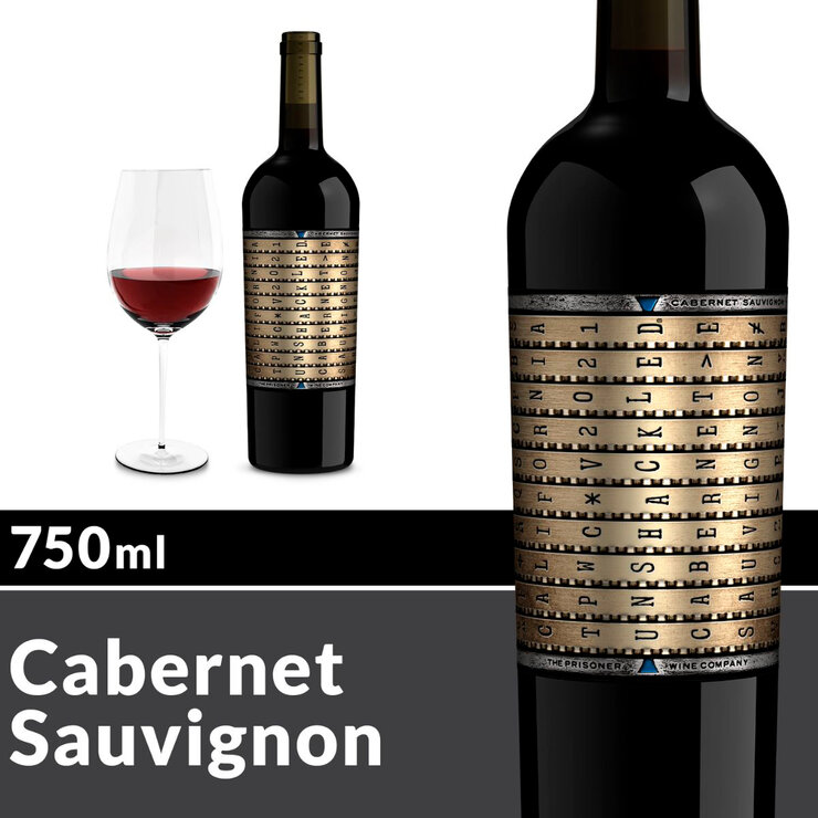 Vino Tinto Unshackled Cabernet Sauvignon 750ml — Imagen 2 de 3