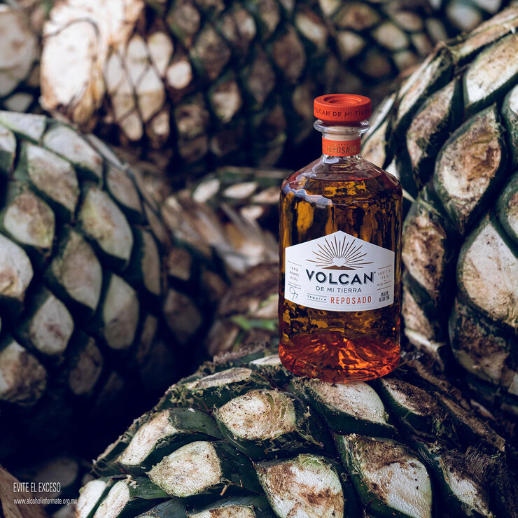 Tequila Volcán de Mi Tierra Reposado 750ml — Imagen 2 de 3