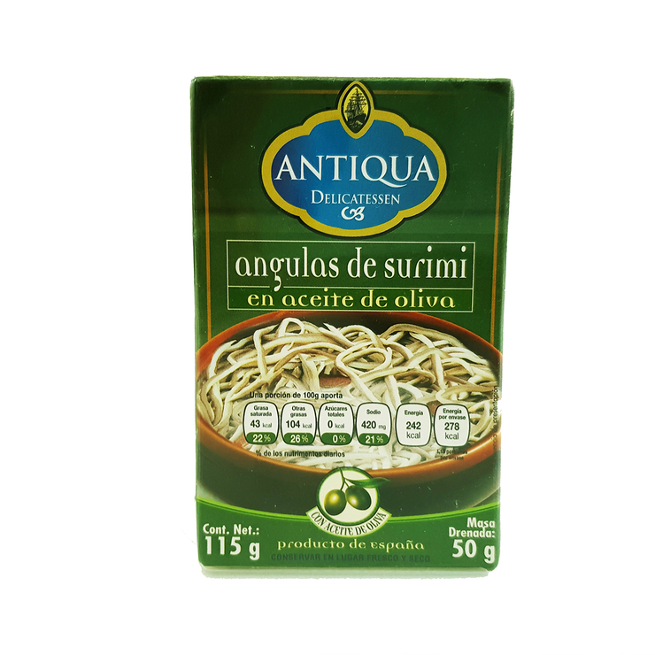 Antiqua Angulas de Surimi en Aceite de Oliva 12 piezas — Imagen 3 de 3