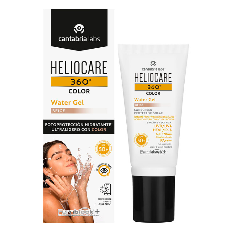 Heliocare 360° Water Gel con Color Protector Solar 50 ml — Imagen 2 de 3