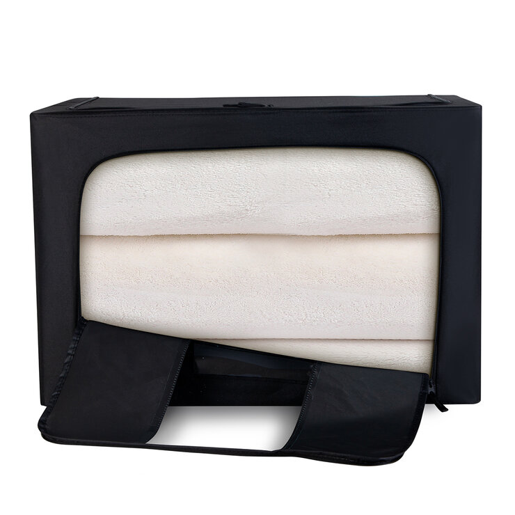 AG Box, Set de 2 Cajas Flexibles de Almacenamiento Negras — Imagen 4 de 4