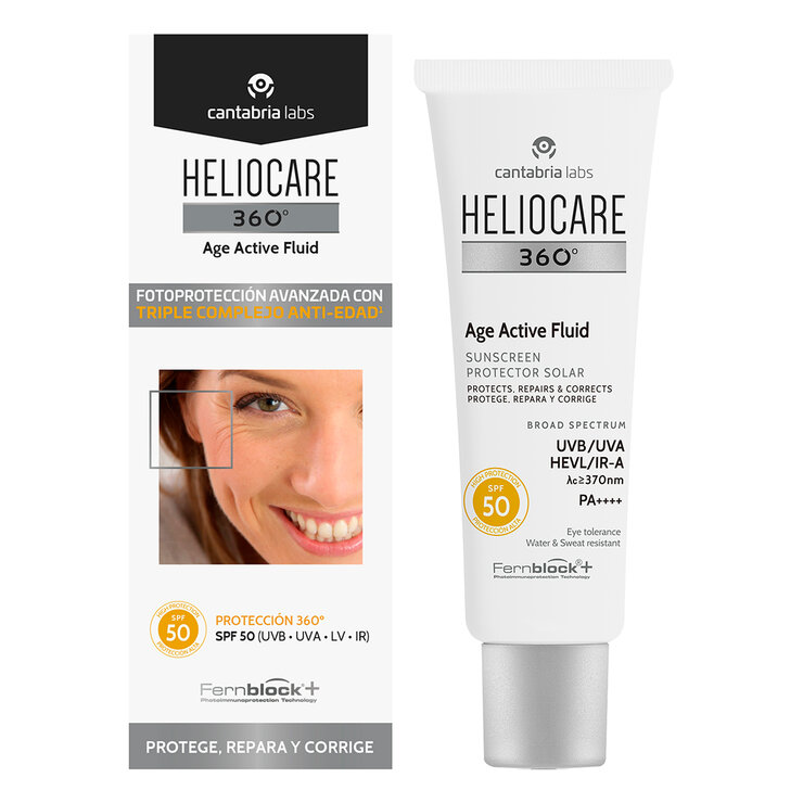 Heliocare 360° Age Active FPS50 Fluid Protector Solar 50 ml — Imagen 3 de 3