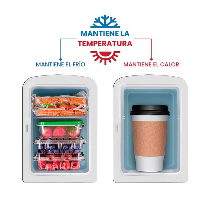 Chefman, Mini Refrigerador y Calentador Pintable — Imagen 3 de 4