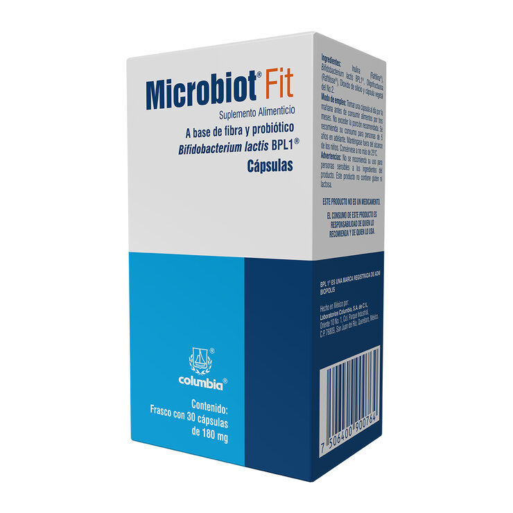 Microbiot Fit 180mg 30 Cápsulas — Imagen 2 de 3