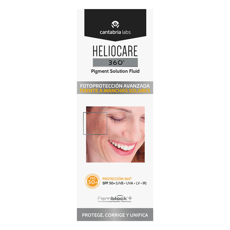 Heliocare 360° Pigment Solution Fluid Protector Solar 50 ml — Imagen 2 de 3