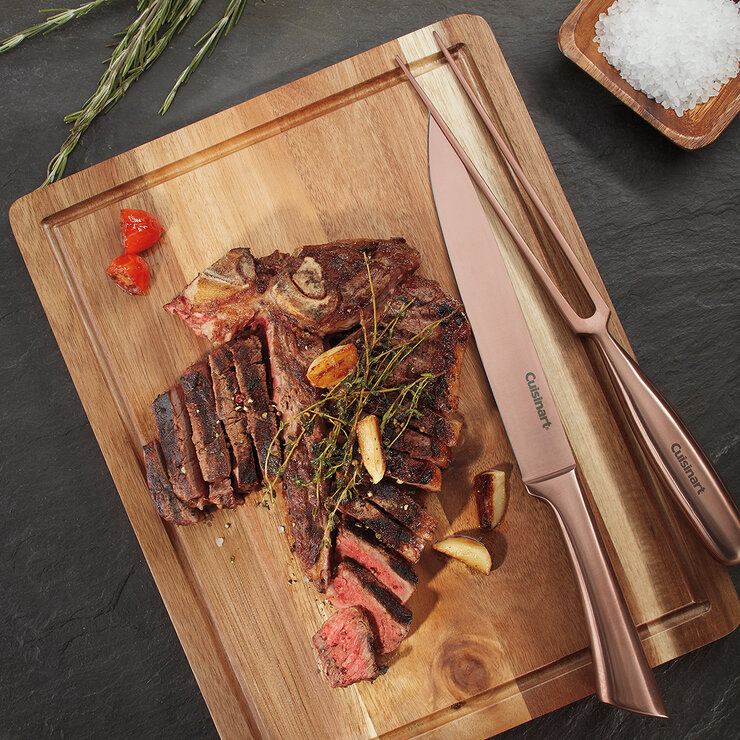 Cuisinart Juego de Cuchillo y Trinche con Tabla — Imagen 1 de 4