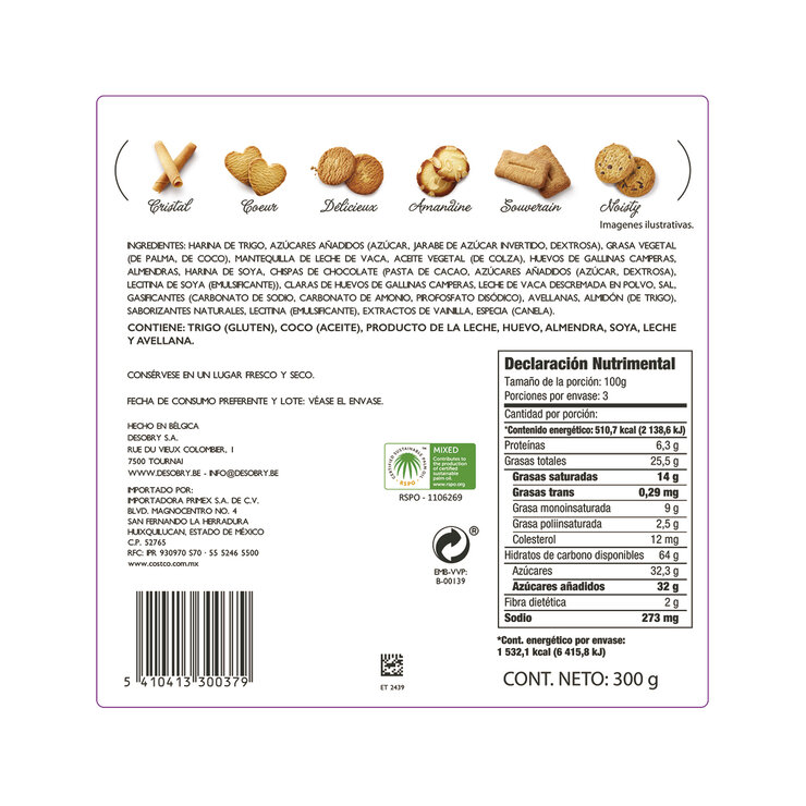 Desobry Selección de Galletas Belgas 300 g — Imagen 2 de 2