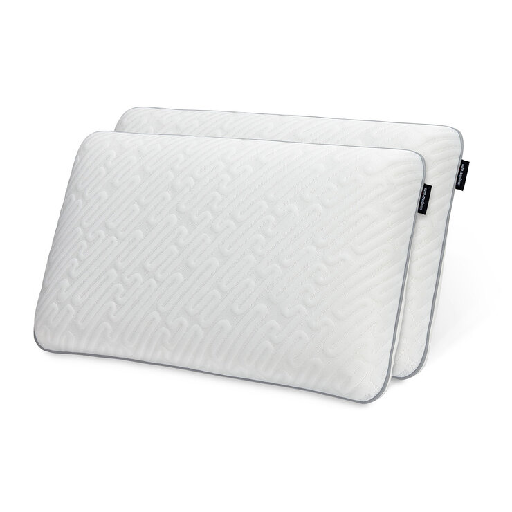 Dream Plush Juego de 2 Almohadas de Memory Foam con Fundas Frescas al Tacto