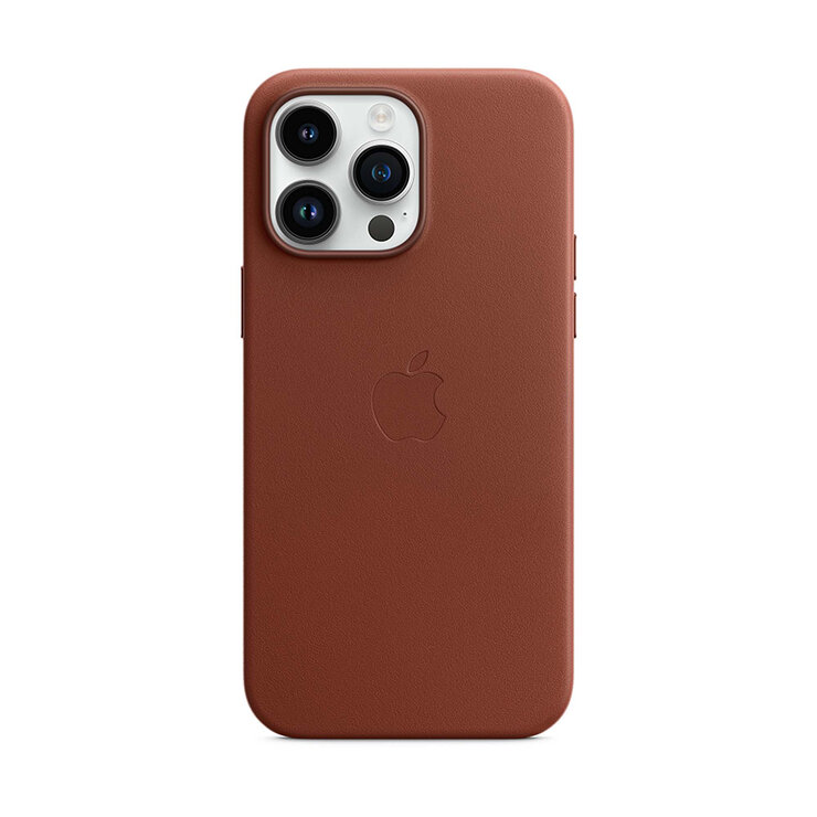 Apple Funda de Piel con MagSafe para el iPhone 14 Pro Max Ocre Oscuro 