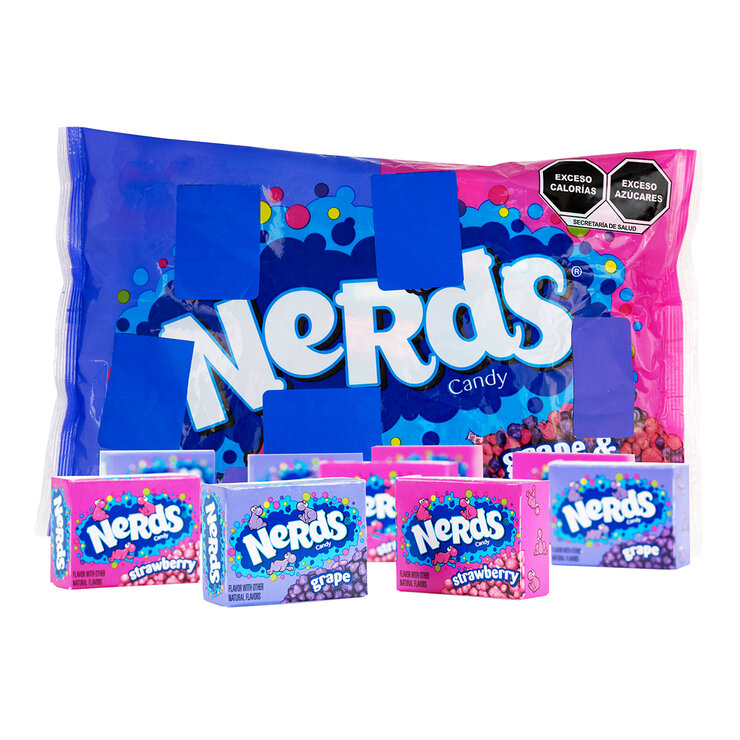 Nerds Caramelos Suaves Sabor Uva y Fresa 340 g — Imagen 1 de 3