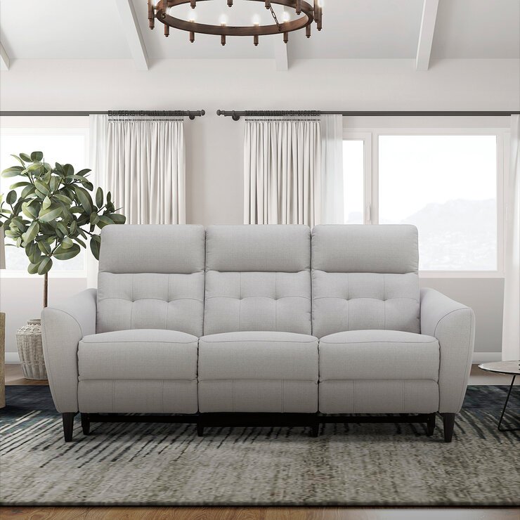 GilmanCreek Furniture, Sofá Reclinable de Tela con Sistema Eléctrico — Imagen 1 de 4