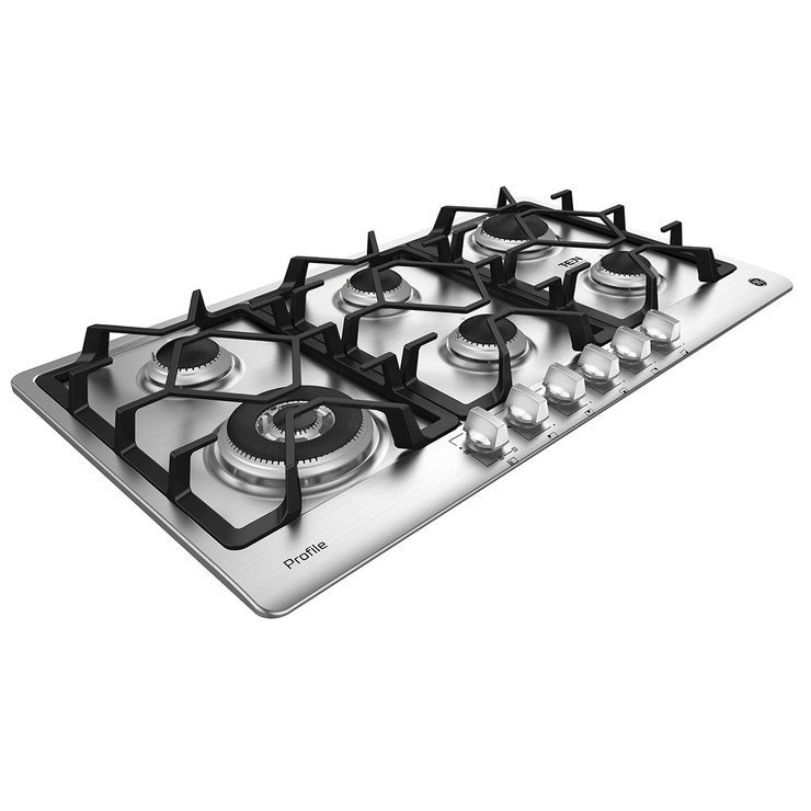 GE Profile Parrilla de gas 6 quemadores 90cm — Imagen 4 de 4