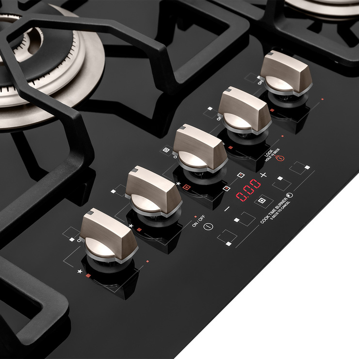Ge Profile Parrilla a gas 90cm con 5 quemadores — Imagen 4 de 4
