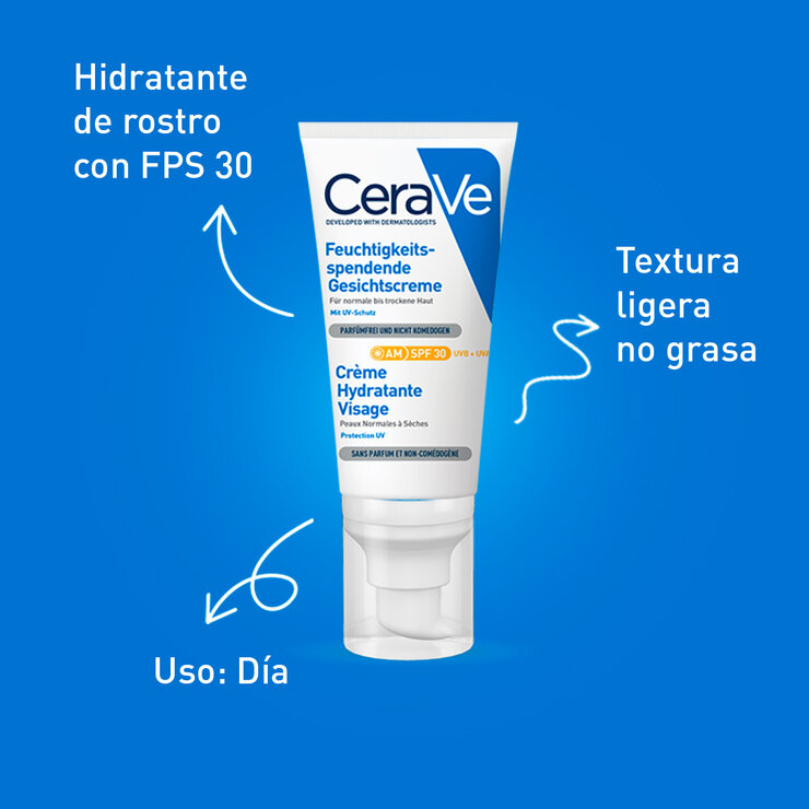 Loción Hidratante de Rostro FPS30 Piel Seca 52 ml — Imagen 3 de 3