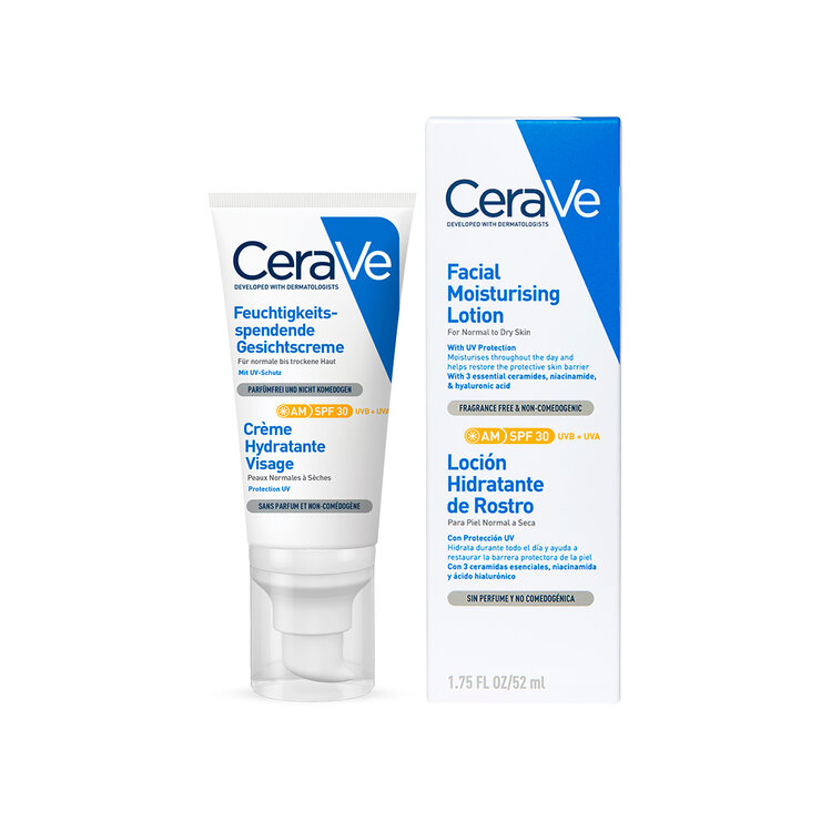 Loción Hidratante de Rostro FPS30 Piel Seca 52 ml