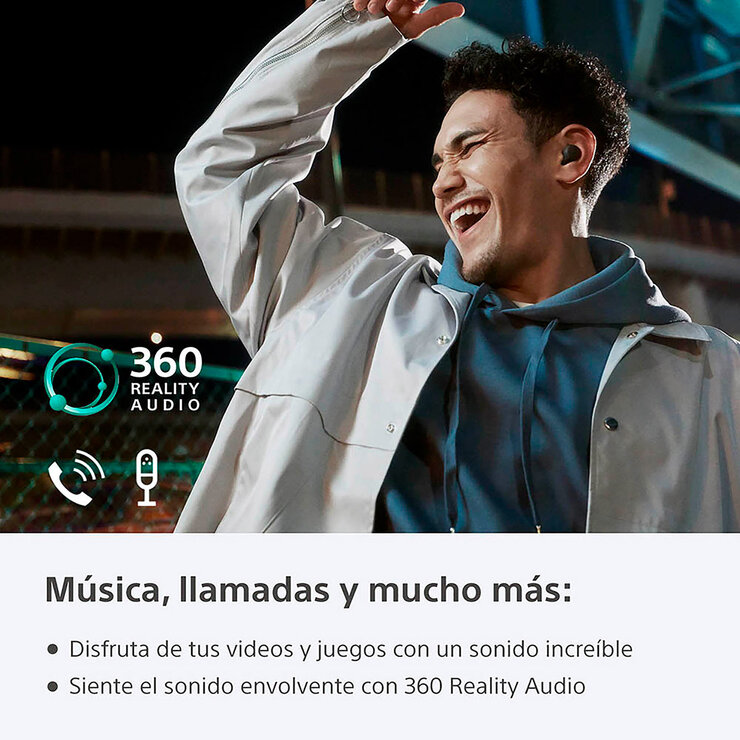 Sony LinkBuds S Audífonos Inalámbricos Noise Cancelling Negro  — Imagen 4 de 4