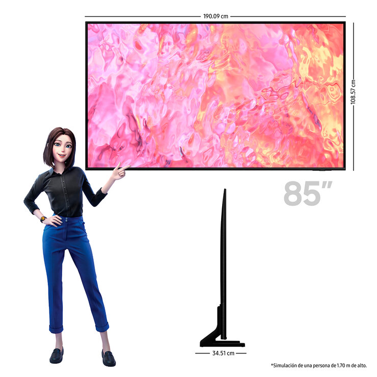 Samsung 85" QLED 4K Smart TV — Imagen 2 de 4