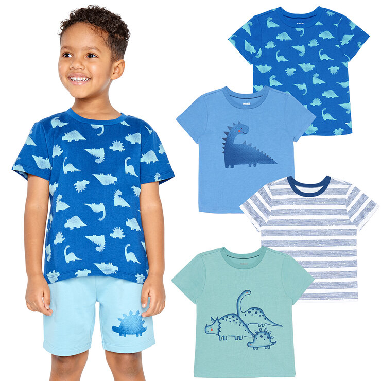 Pekkle Playera 4 piezas para Niños o Niñas Varias Tallas y Colores — Imagen 4 de 4