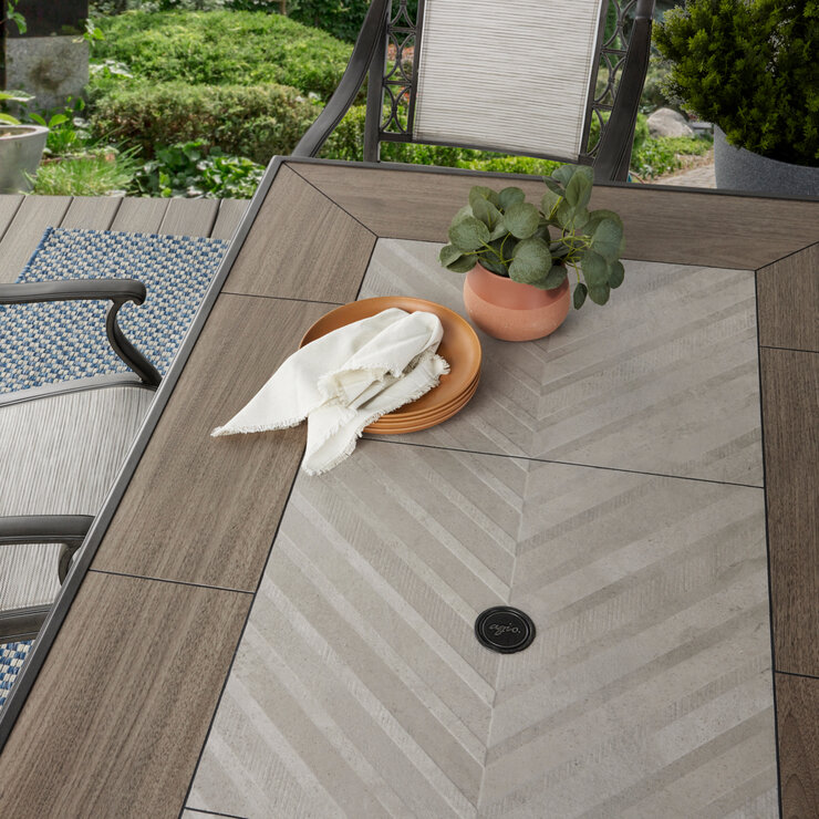 Agio Kimberling Juego de comedor para patio de 7 Piezas — Imagen 4 de 4