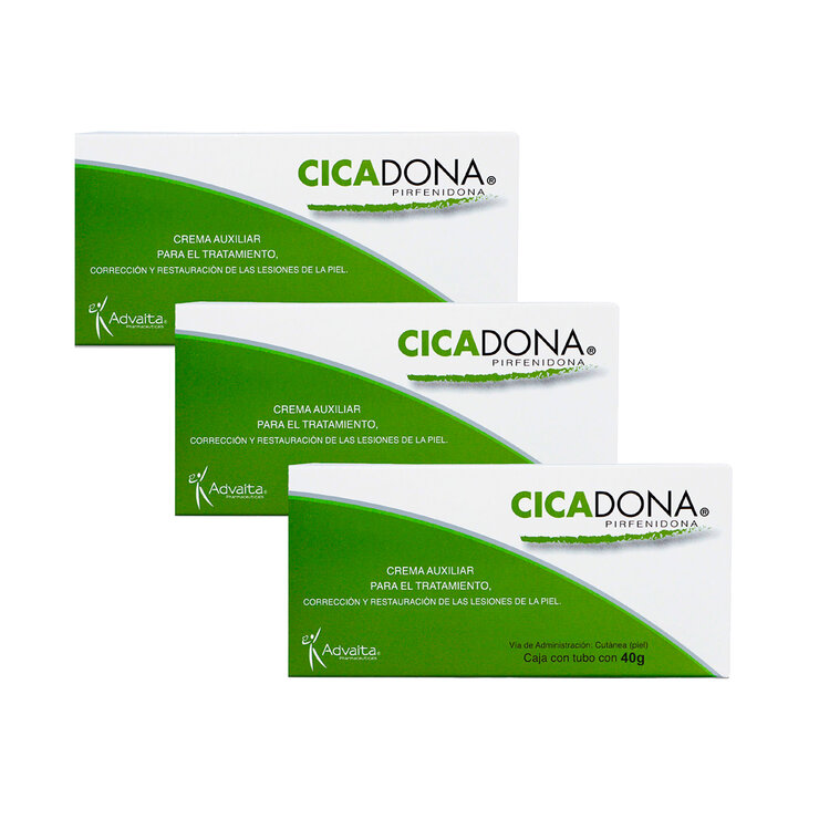 Cicadona Pirfenidona Crema 40g 3pack — Imagen 1 de 4
