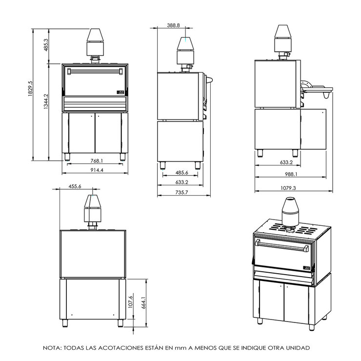 Horno profesional de brasas SanSon — Imagen 2 de 2
