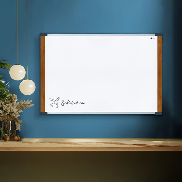 Alfra Pizarrón Superficie Blanca 60 x 90cm — Imagen 4 de 4