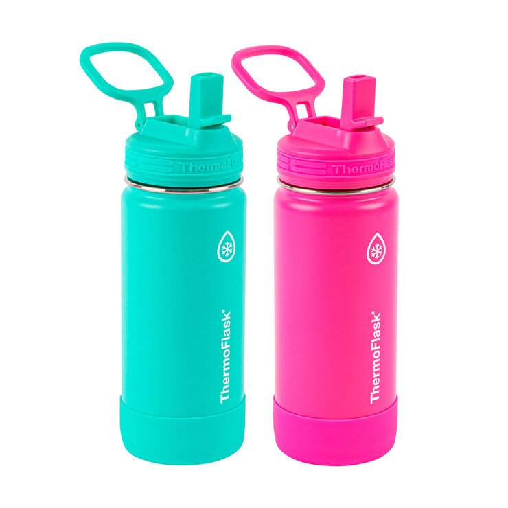 ThermoFlask Juego de dos Botellas de Acero Inoxidable de 474ml — Imagen 1 de 2