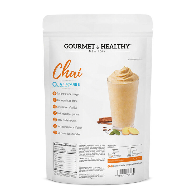 Gourmet & Healthy Chai 0% Azúcares Añadidos 800 g — Imagen 2 de 2