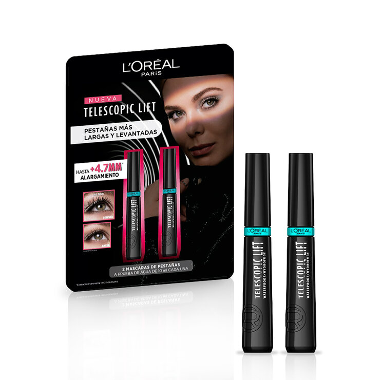 L'Oréal Telescopic Lift Mascara de Pestañas 2 pzas — Imagen 2 de 4