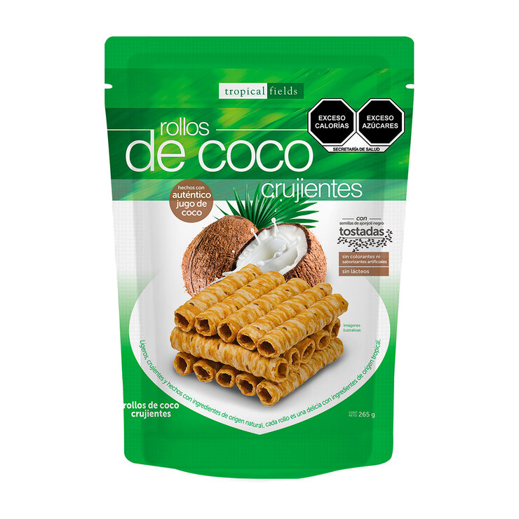 Tropical Fields Rollos de Coco Crujientes 265 g — Imagen 1 de 2
