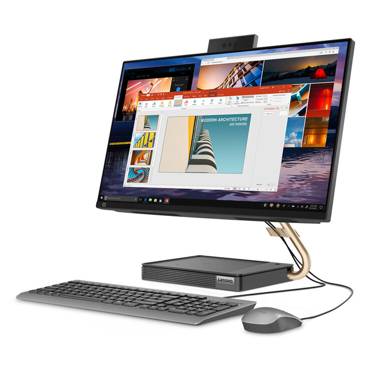 Lenovo AIO 23.8" AMD Ryzen™ 7 5700U 12GB + 512GB SSD  — Imagen 2 de 4