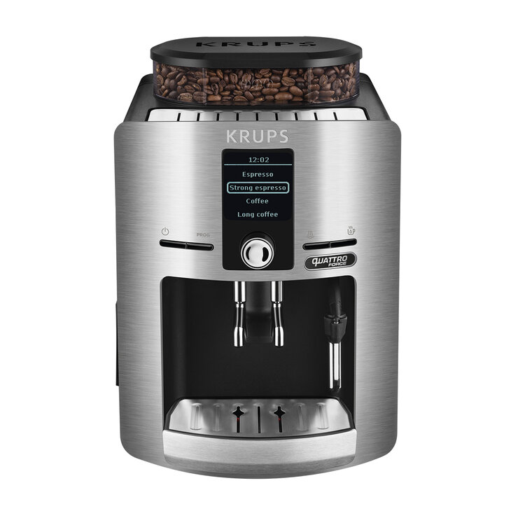 Krups, Máquina De Espresso Súper Automática Plata con Sistema Quattro Force — Imagen 4 de 4