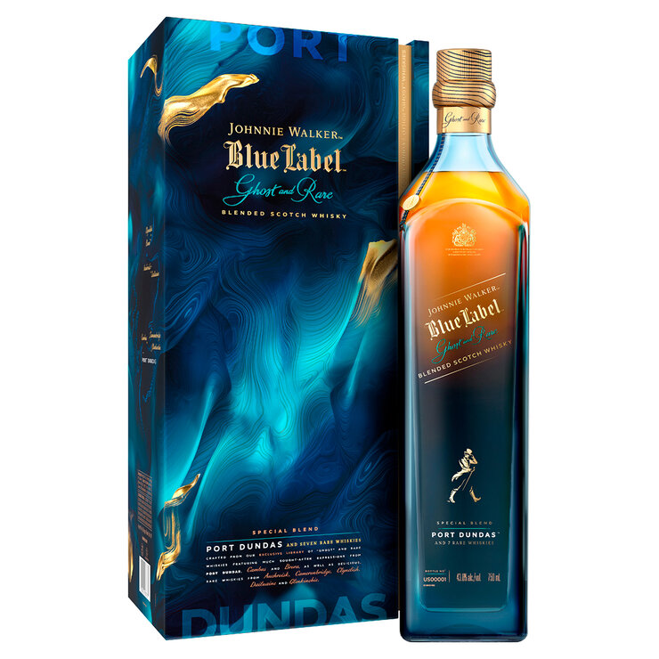 Whisky Johnnie Walker Blue Ghost & Rare Dundas 750ml — Imagen 4 de 4