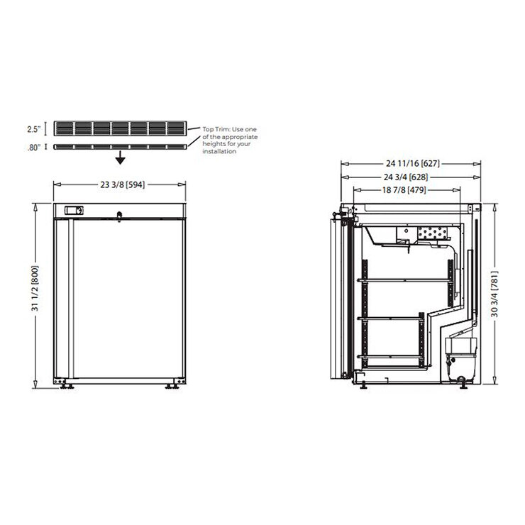 Hoshizaki frigobar 3.8´ — Imagen 3 de 3