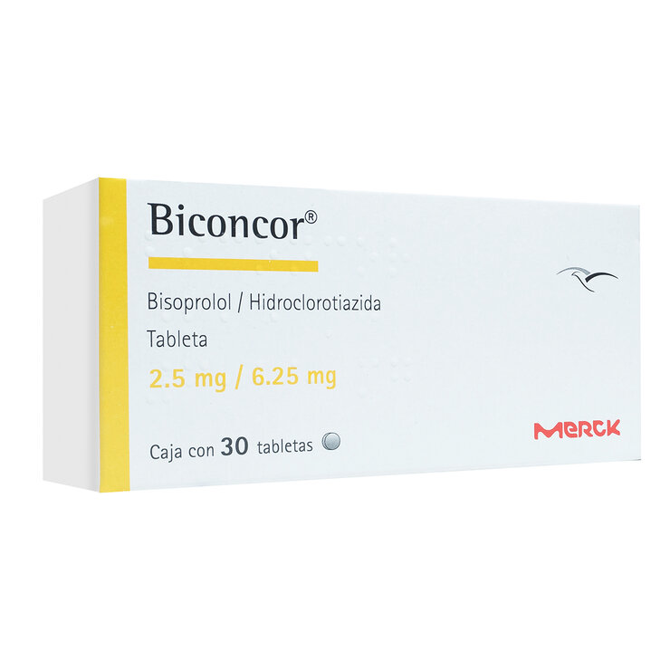 Biconcor 2.5/ 6.25 mg  30 Tabletas  — Imagen 4 de 4